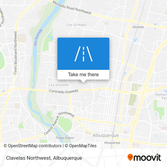 Mapa de Clavelas Northwest