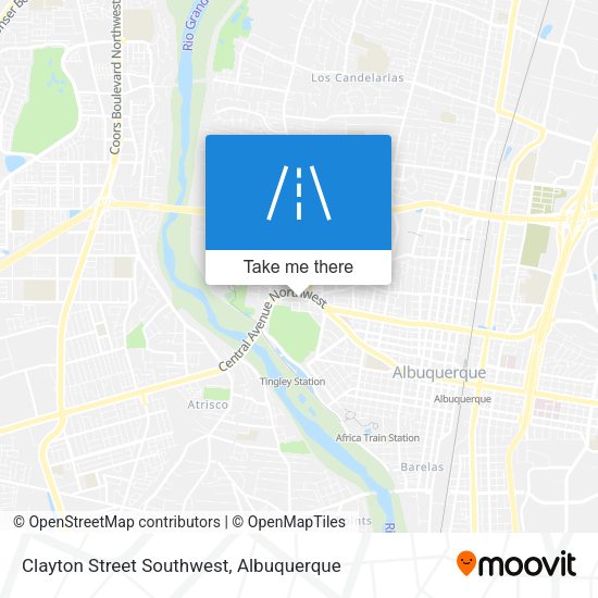 Clayton Street Southwest map