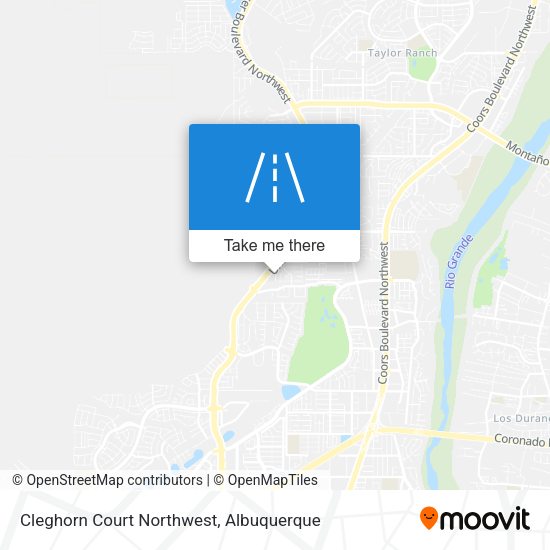 Mapa de Cleghorn Court Northwest