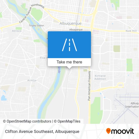 Clifton Avenue Southeast map