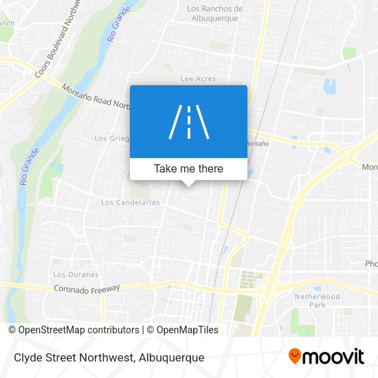 Clyde Street Northwest map
