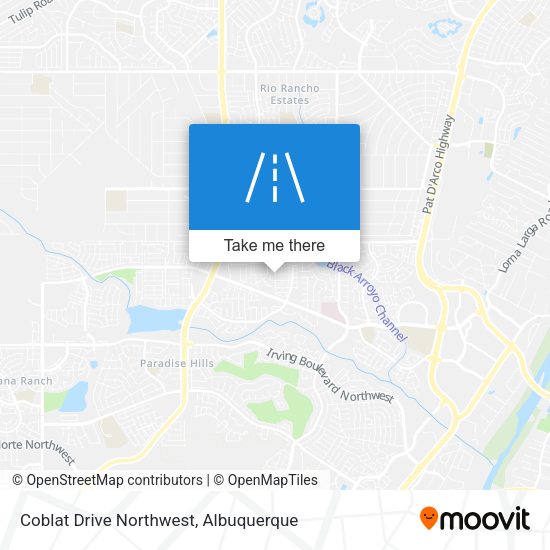 Mapa de Coblat Drive Northwest