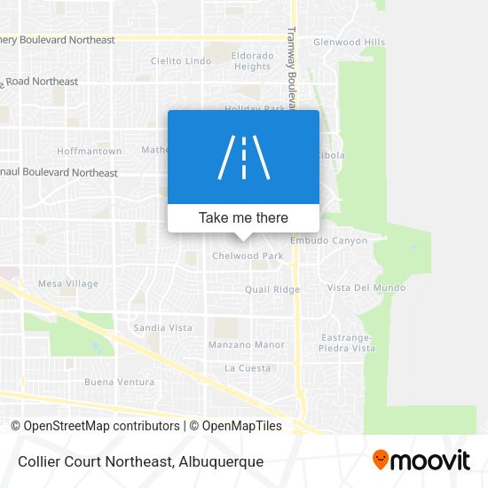 Collier Court Northeast map