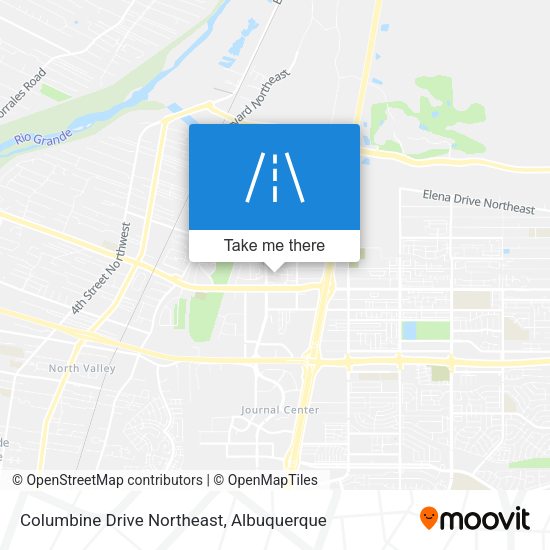 Mapa de Columbine Drive Northeast