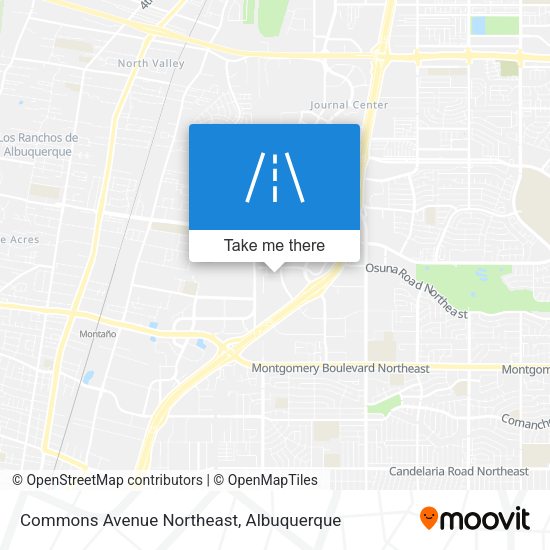 Mapa de Commons Avenue Northeast