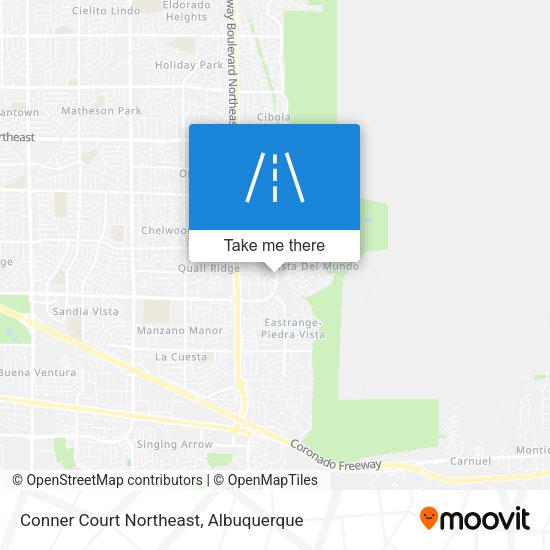 Conner Court Northeast map