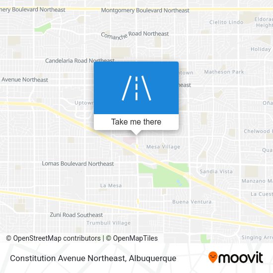 Constitution Avenue Northeast map