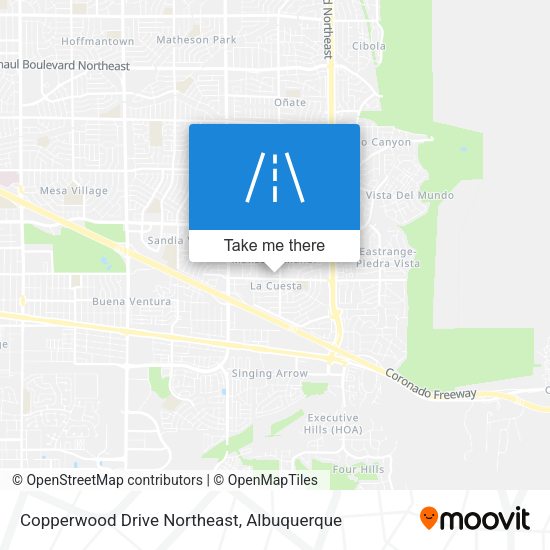 Copperwood Drive Northeast map