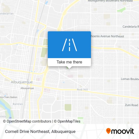 Mapa de Cornell Drive Northeast