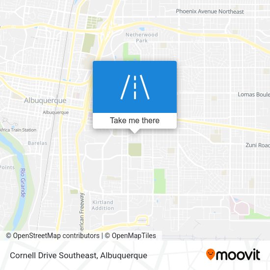 Cornell Drive Southeast map