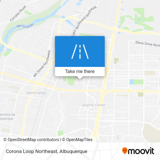Mapa de Corona Loop Northeast