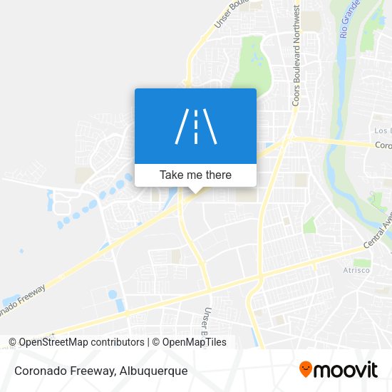 Mapa de Coronado Freeway