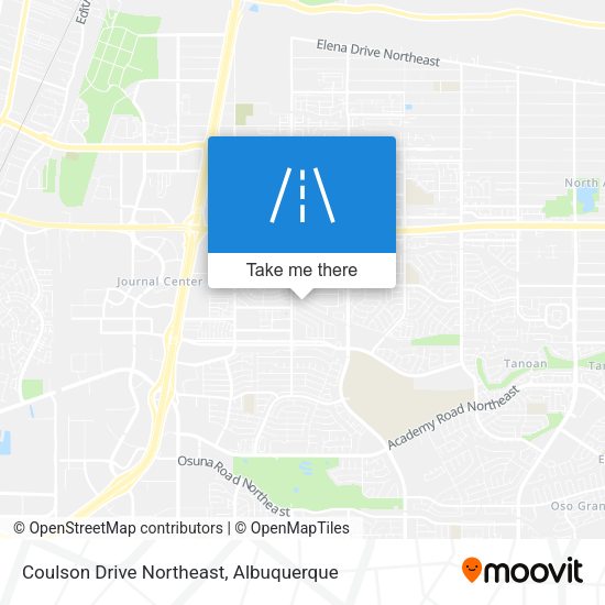 Coulson Drive Northeast map