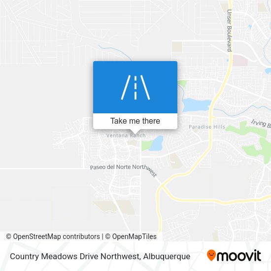 Mapa de Country Meadows Drive Northwest
