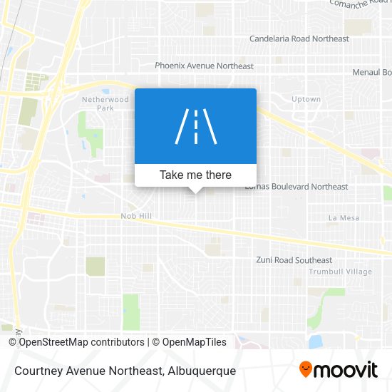 Mapa de Courtney Avenue Northeast