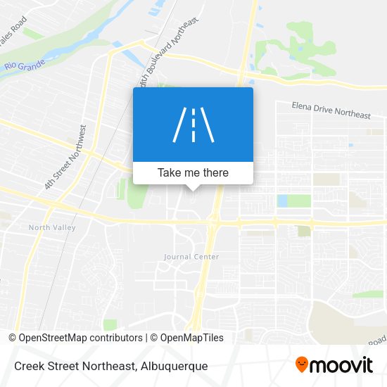 Creek Street Northeast map