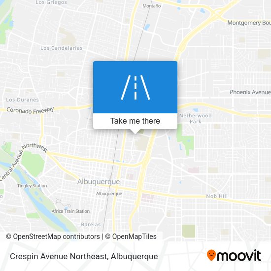 Crespin Avenue Northeast map