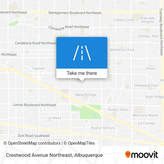 Mapa de Crestwood Avenue Northeast