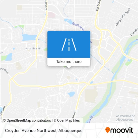 Croyden Avenue Northwest map