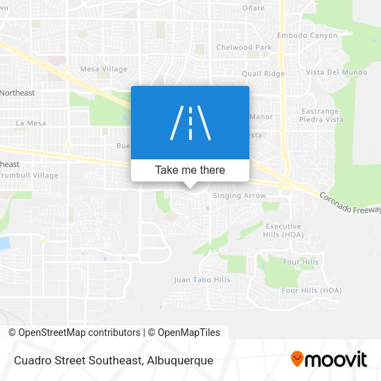 Mapa de Cuadro Street Southeast