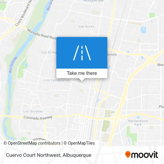 Mapa de Cuervo Court Northwest