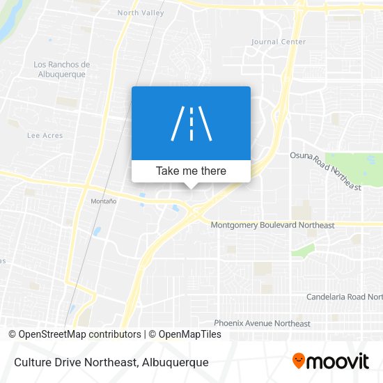 Mapa de Culture Drive Northeast