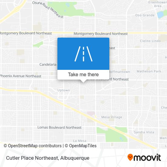 Cutler Place Northeast map