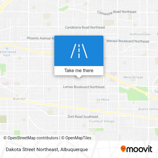 Mapa de Dakota Street Northeast