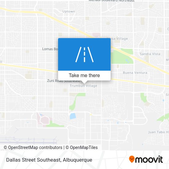 Dallas Street Southeast map