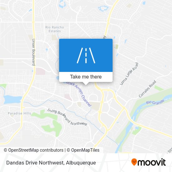 Dandas Drive Northwest map