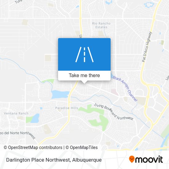 Mapa de Darlington Place Northwest