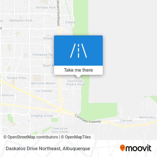 Daskalos Drive Northeast map