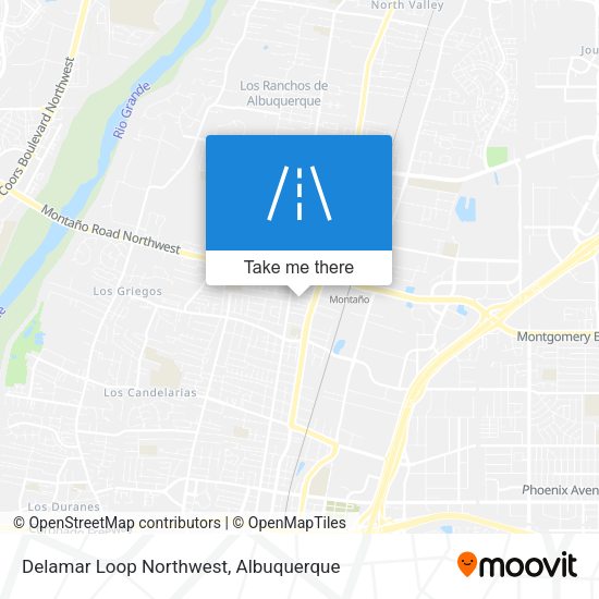 Mapa de Delamar Loop Northwest