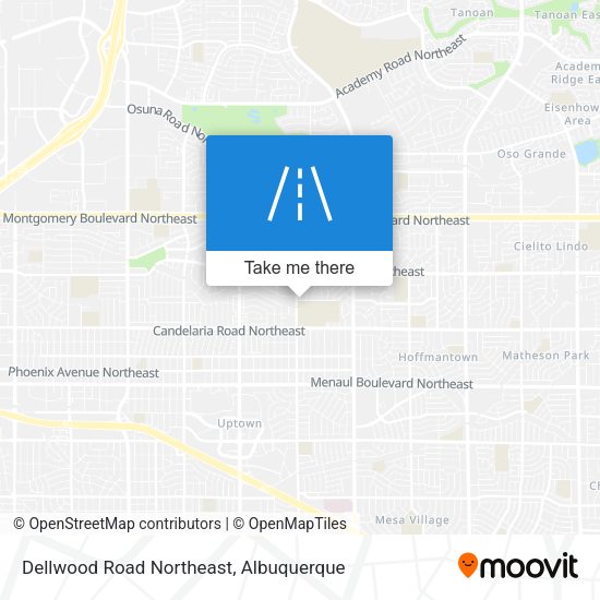 Dellwood Road Northeast map
