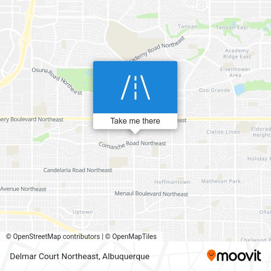 Delmar Court Northeast map