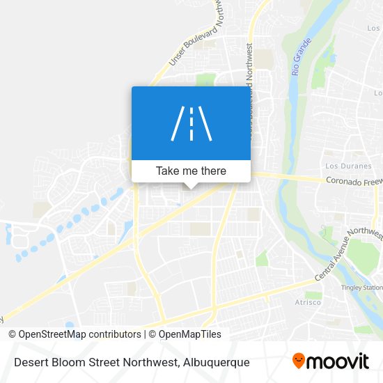 Mapa de Desert Bloom Street Northwest