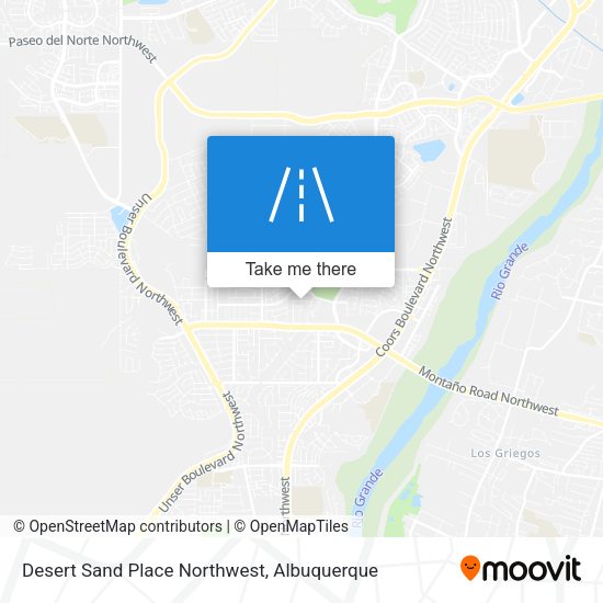 Desert Sand Place Northwest map