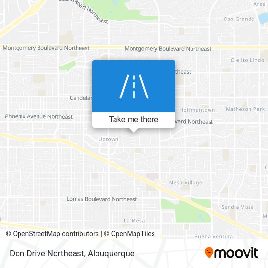 Don Drive Northeast map