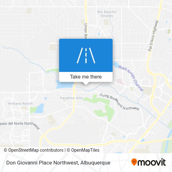 Mapa de Don Giovanni Place Northwest