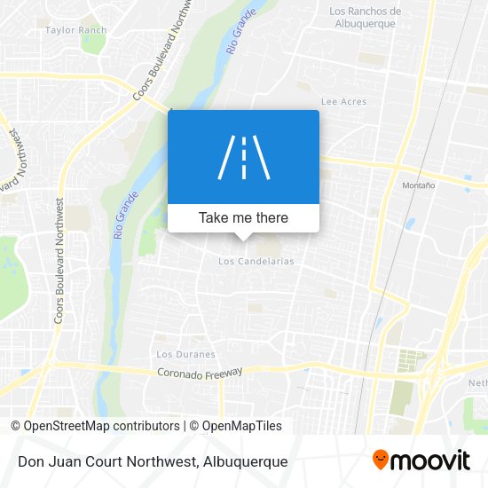 Don Juan Court Northwest map