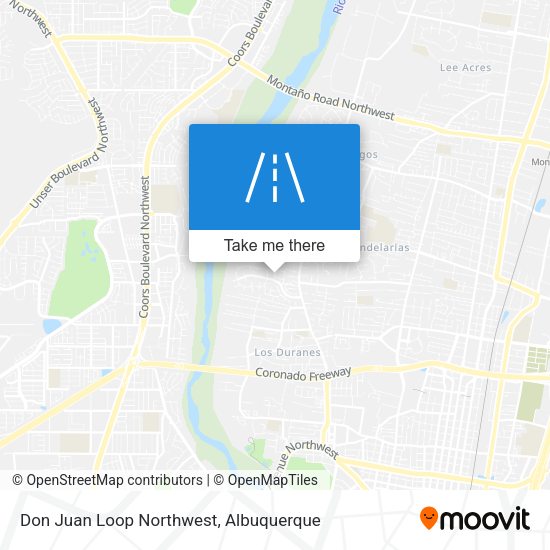 Mapa de Don Juan Loop Northwest