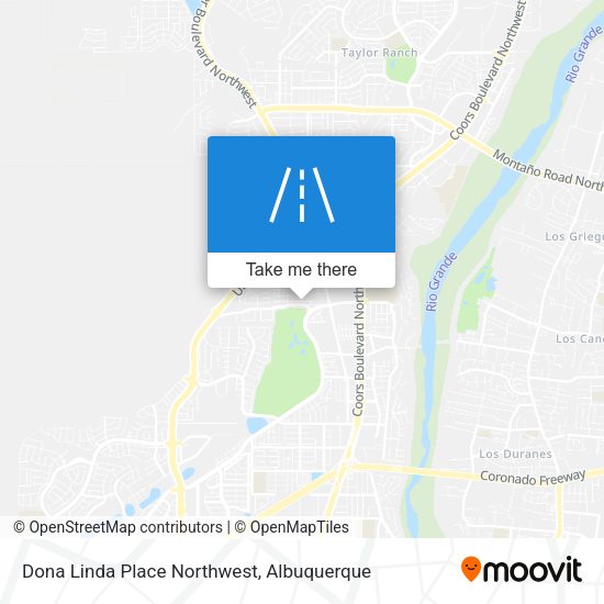 Dona Linda Place Northwest map