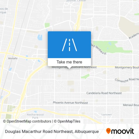 Douglas Macarthur Road Northeast map