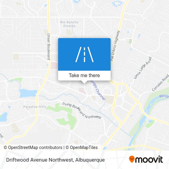 Driftwood Avenue Northwest map