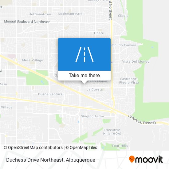 Mapa de Duchess Drive Northeast