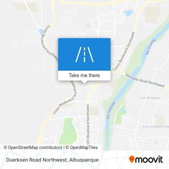 Duerksen Road Northwest map