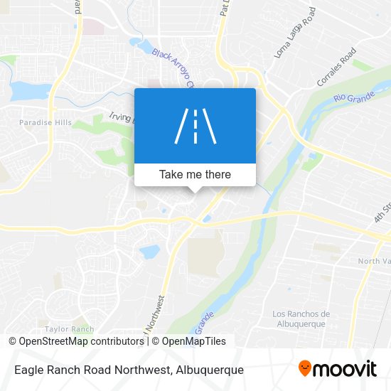 Eagle Ranch Road Northwest map