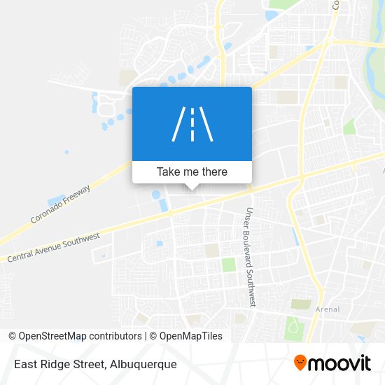 Mapa de East Ridge Street