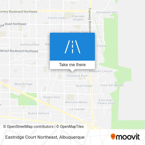Eastridge Court Northeast map