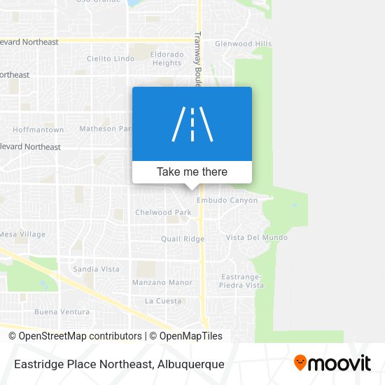 Eastridge Place Northeast map